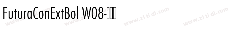 FuturaConExtBol W08字体转换